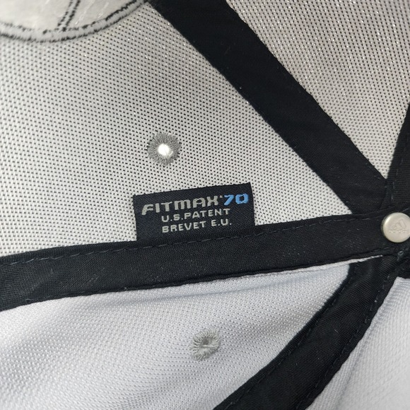 Brooklyn Nets Grey Hat Cap Mitchell & Ness NBA Basketball Mens - Picture 7 of 9